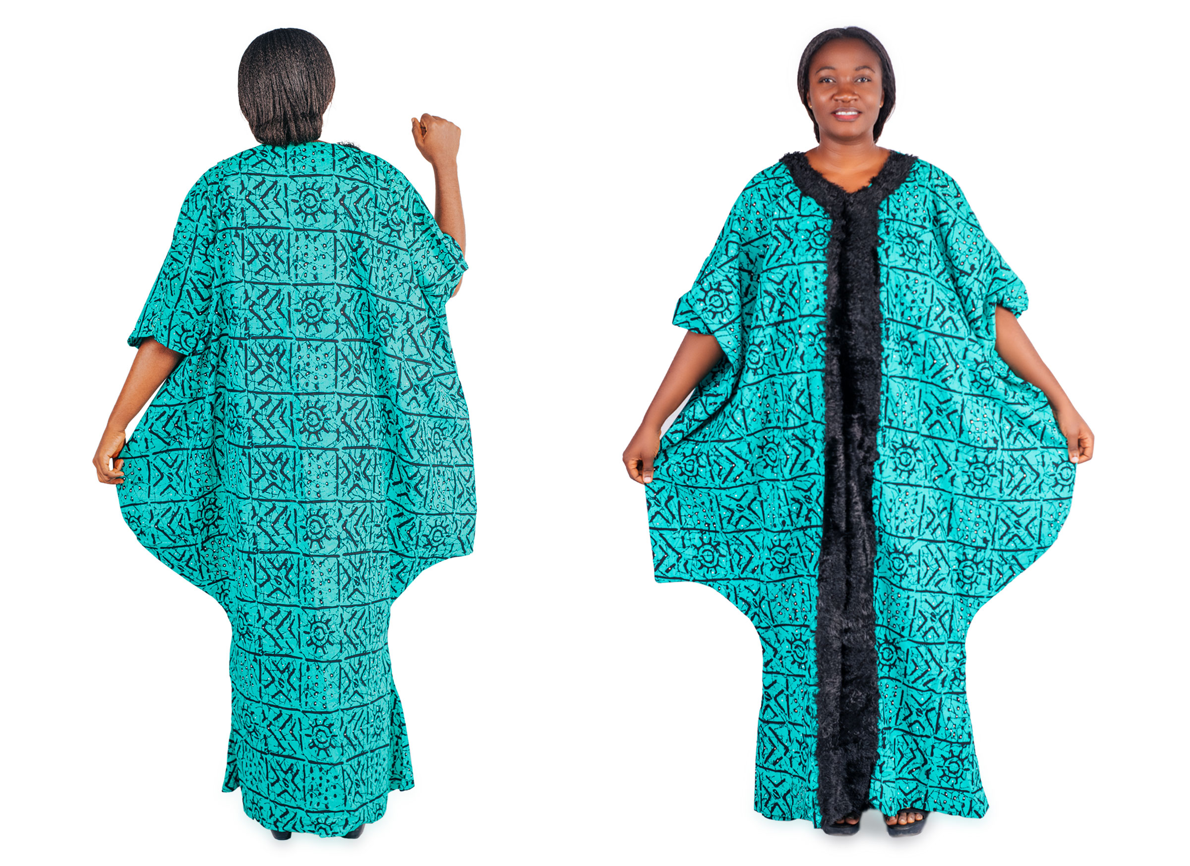 greenblack stoned women free gown