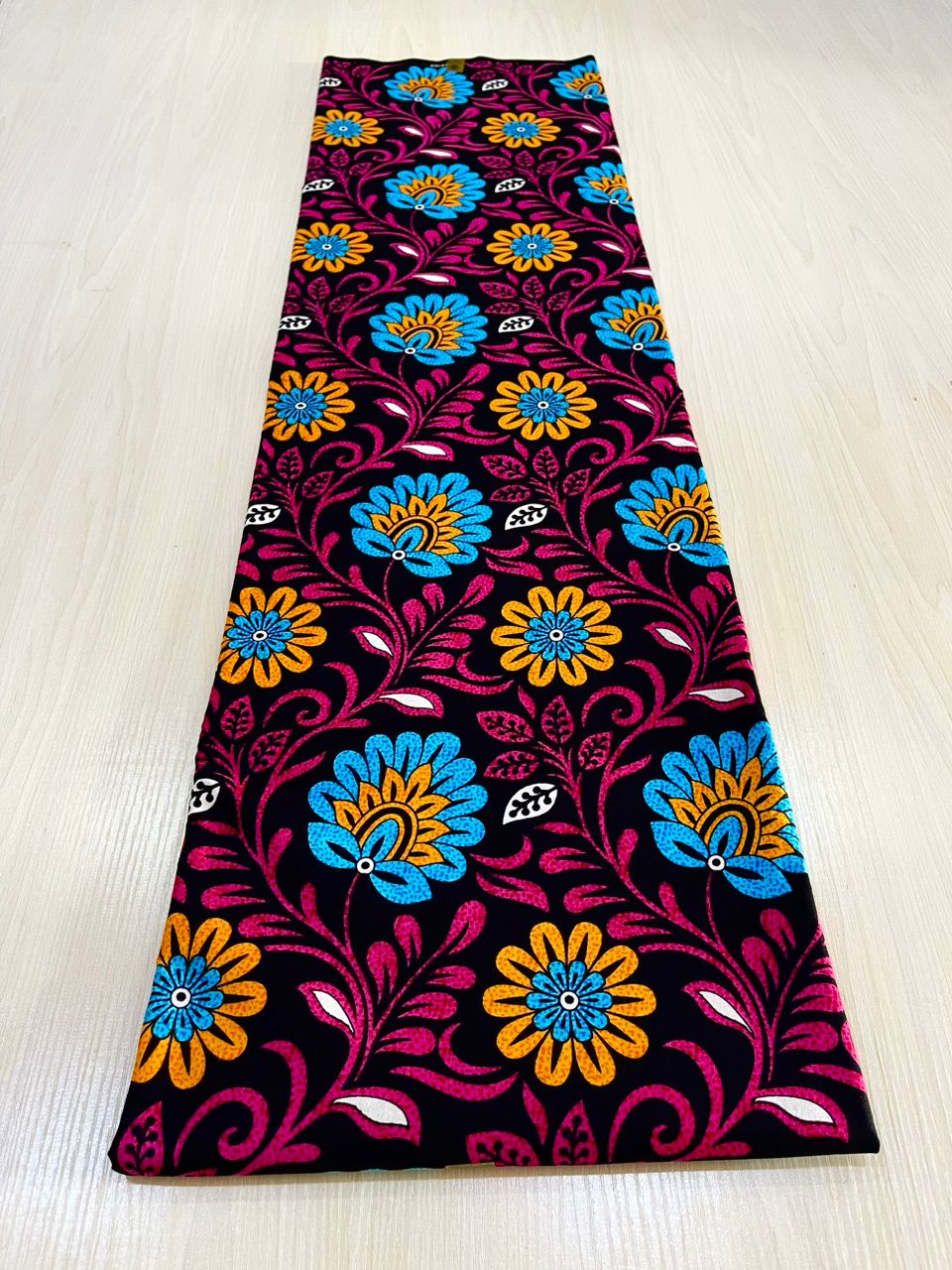 Sky bluish purple  100% ankara cotton fabric