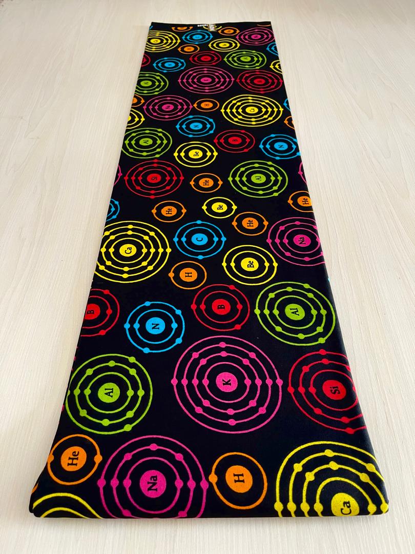 Ringed designed big ankara fabric