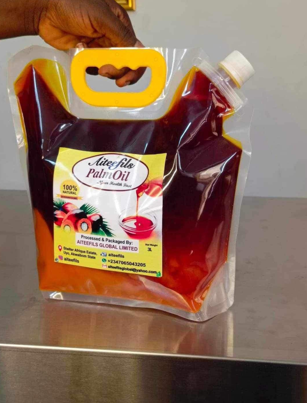 3 litres palm oil