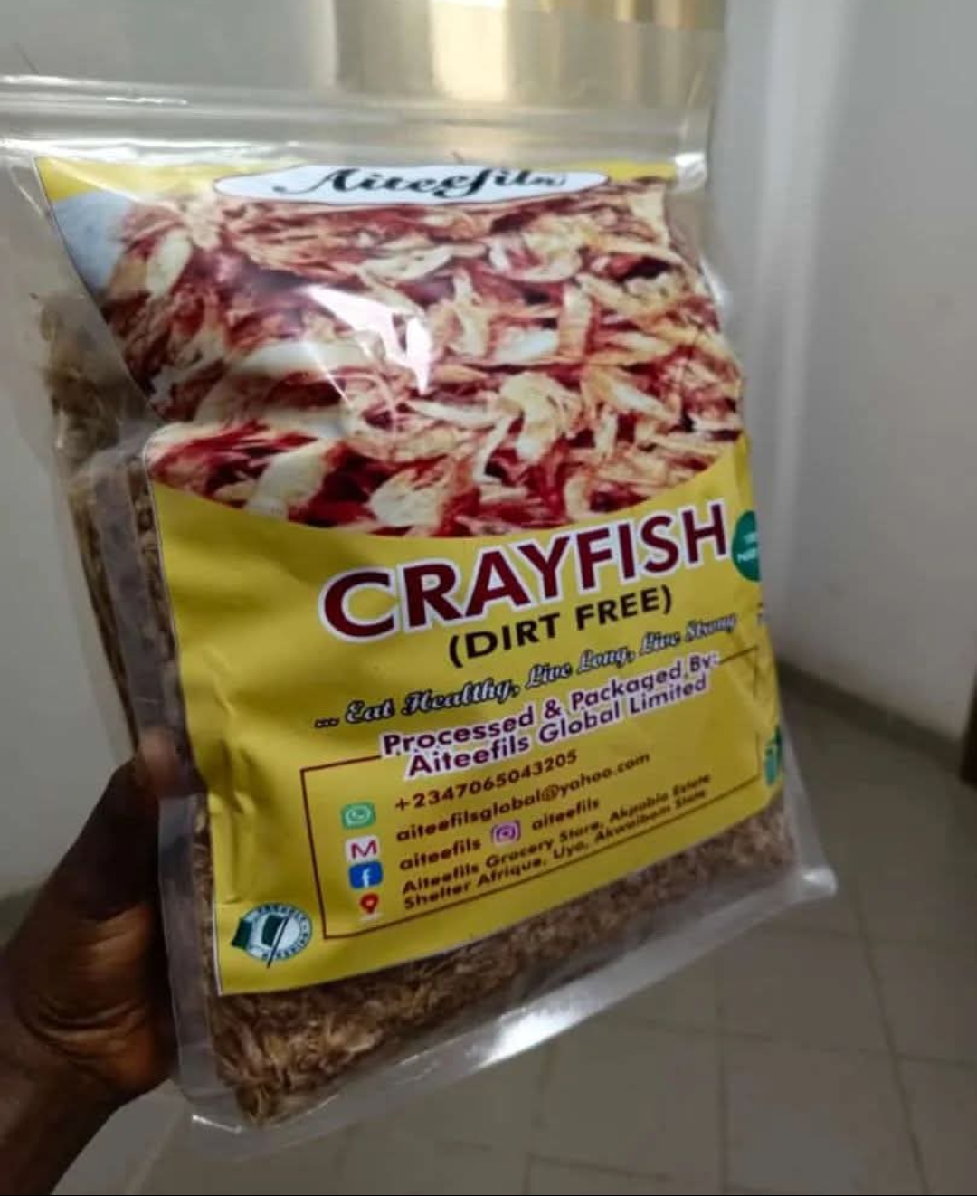Unblended cleaned crayfish (700g) Free shipping